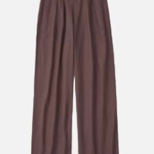 Abercrombie & Fitch Brown Wide Leg Jumpsuit